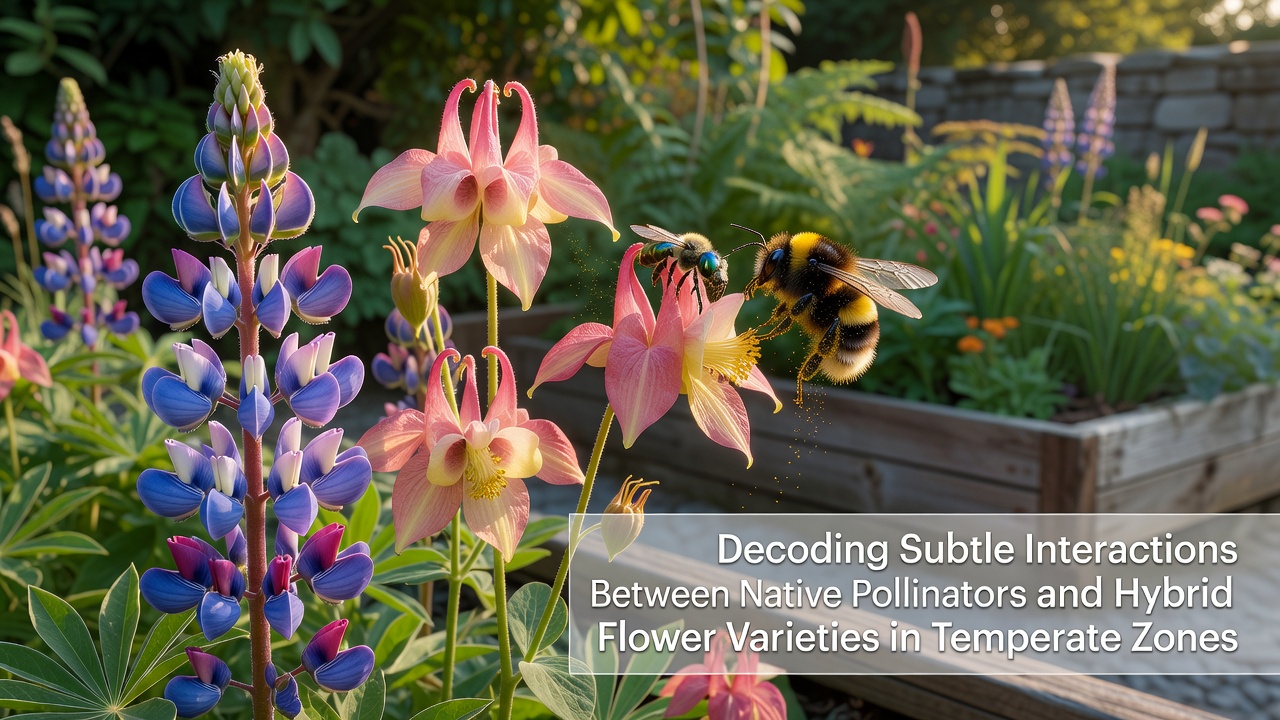 Decoding Subtle Interactions Between Native Pollinators and Hybrid Flower Varieties in Temperate Zones